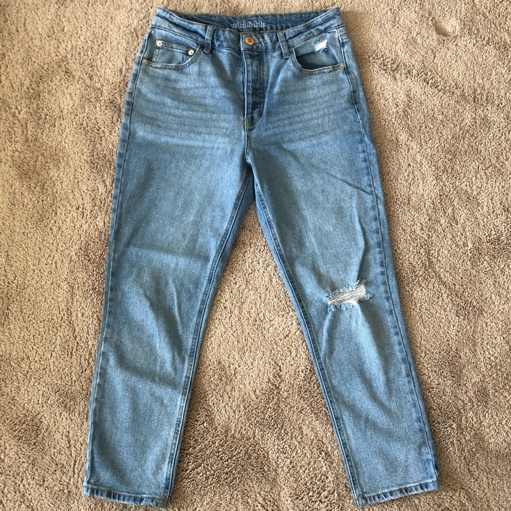 Light Wash Cropped Jeans